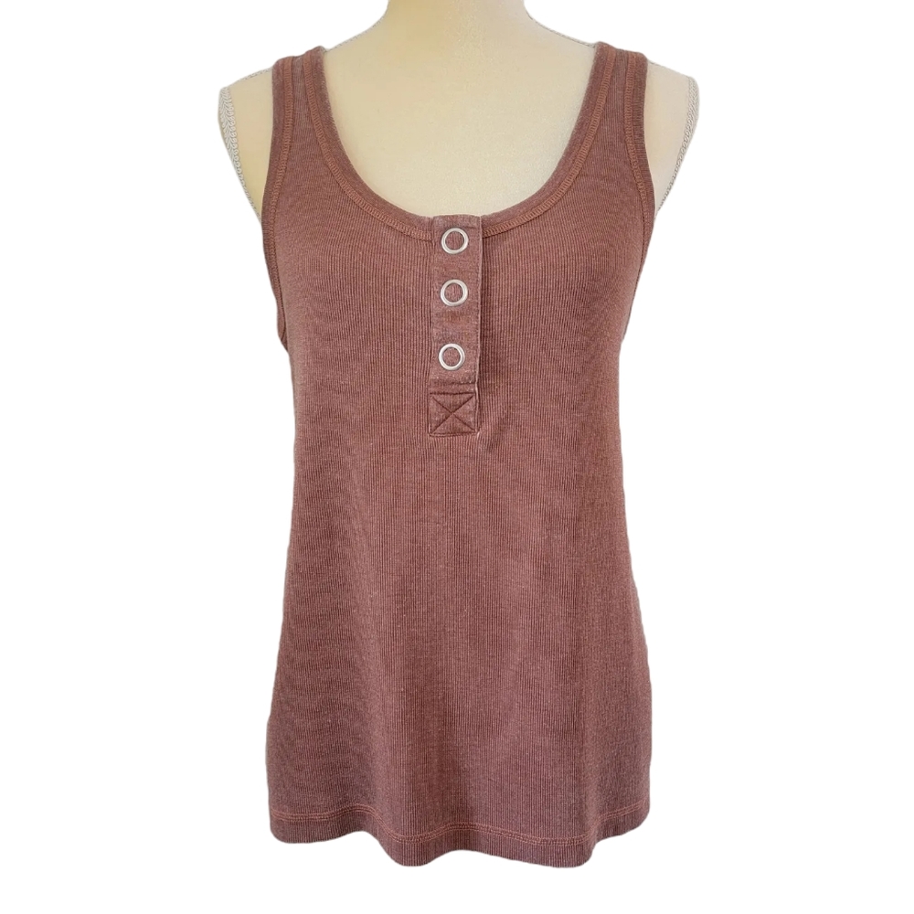 Chaser Brown Tank Top Size M